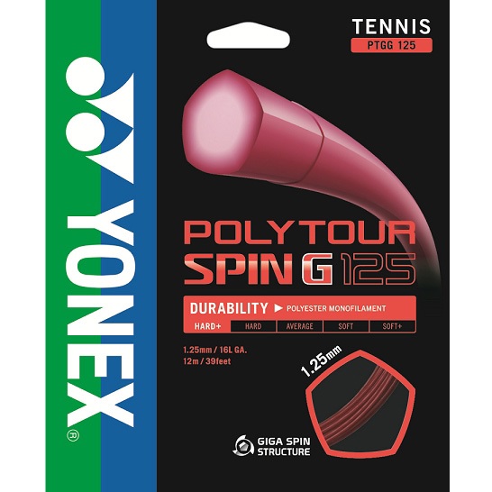 TENISOVÝ VÝPLET YONEX POLYTOUR SPIN G - 200 M 